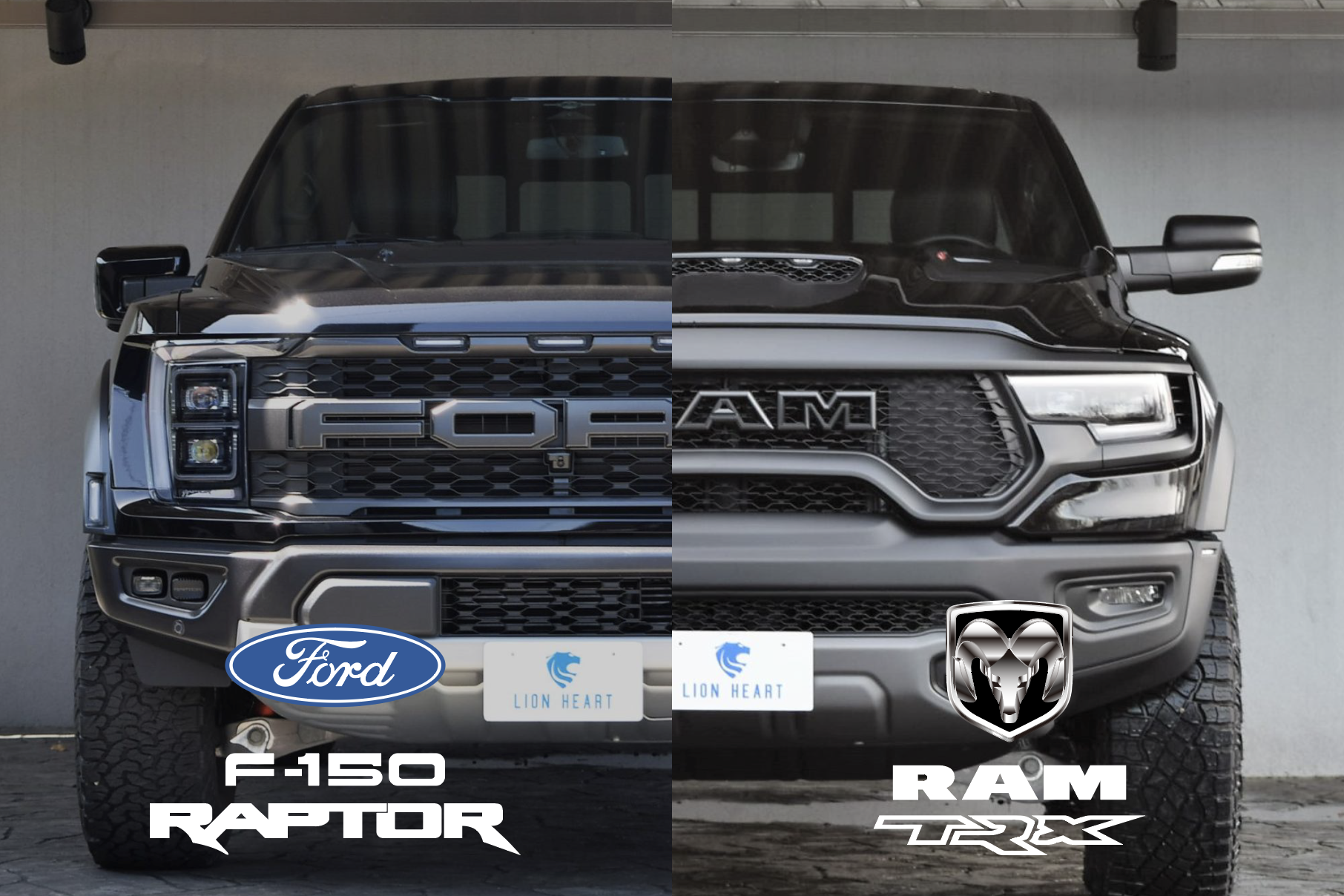 アメリカンピックアップ最強の2台!フォード F150 ラプター と ラム